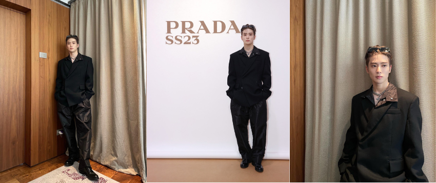 Cover image for NCT Jaehyun, The New Prada Ambassador, Attends SS23 Show In Milan
