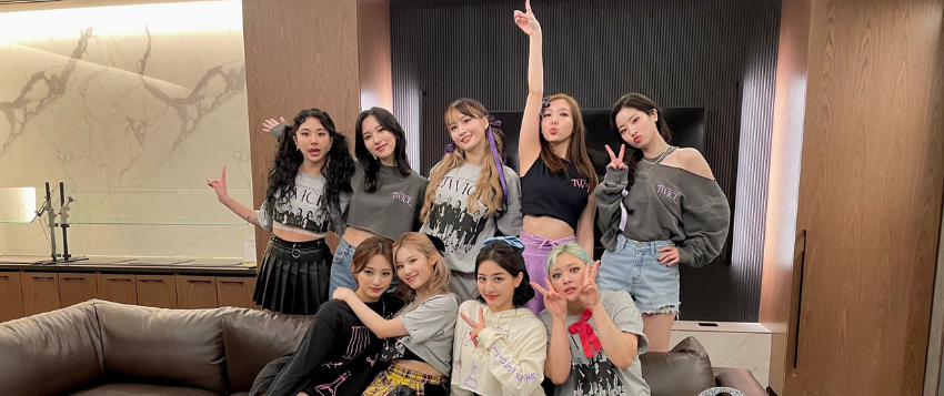Cover image for All Members of Twice Renew Contract With JYP Entertainment